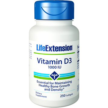 Life Extension Vitamin D3 1000 IU 250 softgels