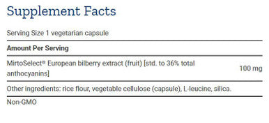 Life Extension Bilberry Extract
