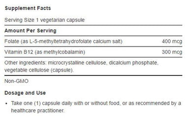 Life Extension BioActive Folate & Vitamin B12
