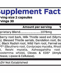 Liver Detox Silymarin 60 caps by Professional Botanicals