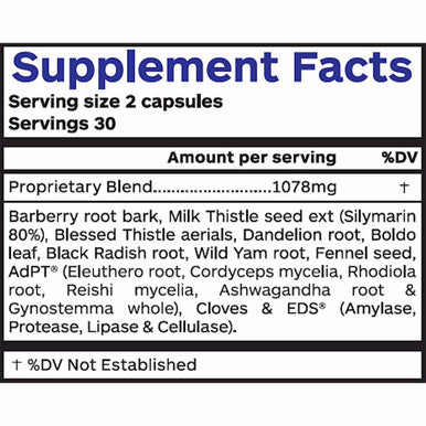 Liver Detox Silymarin 60 caps by Professional Botanicals