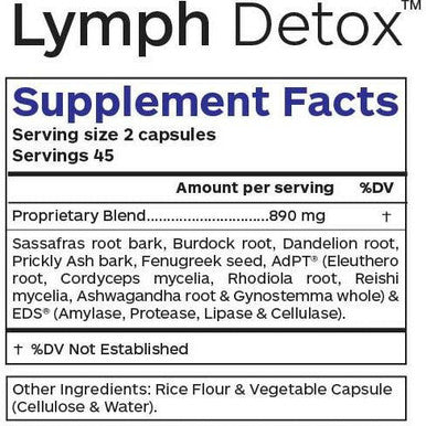 Lymph Detox 90 caps by Professional Botanicals