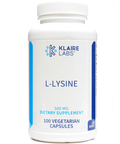 L-Lysine 500 mg 100 caps By Klaire Labs