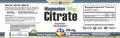 Magnesium Citrate 300 mg 120 caps by BioActive Nutrients