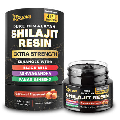 Zoyava PureHimalayan Shilajit Resin Blend Honey Flavors