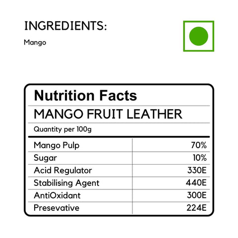 Mango Fruit Leather - Aahari.com