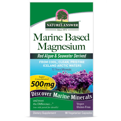 Nature's Answer Plant Based Mag Caps 500 Mg 90 ct