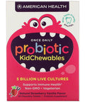 American Health, Probiotic Kid Chewables, Strawberry Vanilla Flavor, 30 Tablets