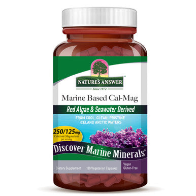 Nature's Answer Marine Based Cal-Mag 120 Vegetarian Capsules