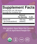 MaryRuth Organics Megadose D3 Organic Liquid Drops