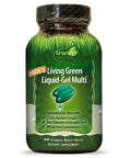 Irwin Naturals Men'S Living Green Liquid-Gel Multi 90 Gels
