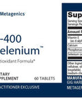 Metagenics E-400 Selenium
