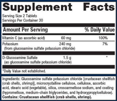 Metagenics Glucosamine Sulfate 750