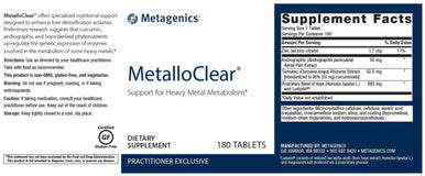 Metagenics MetalloClear