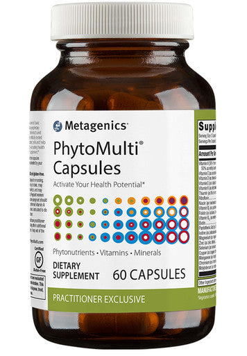 Metagenics PhytoMulti - Daily Multivitamin Supplement with Phytonutrients Vitamins and Minerals for Multidimensional Health Support - 60 Tablets 20 Day Supply