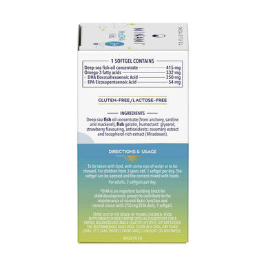 Minami MorDHA Kids 3 Omega-3 Fish Oil 60 softgels