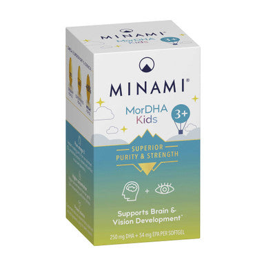 Minami MorDHA Kids 3 Omega-3 Fish Oil 60 softgels