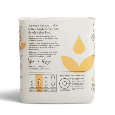 Attn Grace Moderate Pads For Bladder Leaks