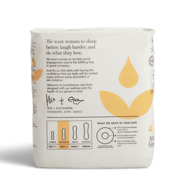 Attn Grace Moderate Pads For Bladder Leaks