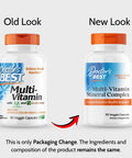 Doctors Best Multi-Vitamin Mineral Complex Comprehensive Health Support Non-GMO Gluten Free Vegan 90 Veggie Capsules
