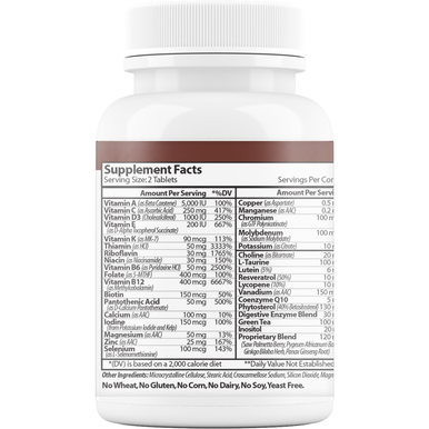 Multimens W/Digestive Enzymes 60 Tabs By Vinco