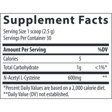 NAC Powder 2.6 oz by Trace Minerals Research