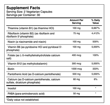 Life Extension - BioActive Complete B-Complex, 60 Vegetable Capsules