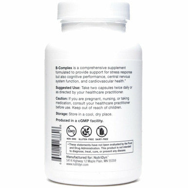 B-Complex 120 Caps by Nutri-Dyn
