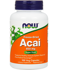 NOW Acai 500 mg 100 vegcaps