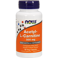 NOW AcetylL Carnitine 500 mg 50 vcaps