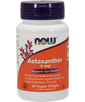NOW Astaxanthin 4 mg 60 veggie softgels