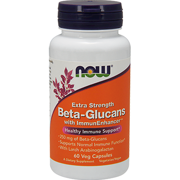 NOW BetaGlucans w/ImmunEhancer 60 vegcaps