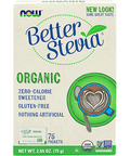 NOW Better Stevia Organic packets 75/box