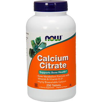 Now Calcium Citrate 250 Tabs