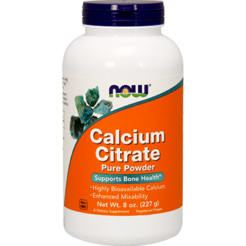 NOW Calcium Citrate Powder 8 oz