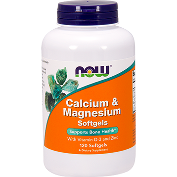NOW Calcium Magnesium 120 softgels