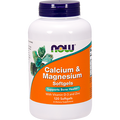 NOW Calcium Magnesium 120 softgels