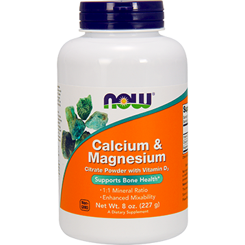 NOW Calcium Magnesium Powder 8 oz