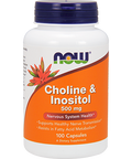 NOW Choline Inositol 500 mg 100 caps