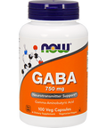 NOW GABA 750 mg 100 vcaps