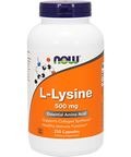 NOW LLysine 500 mg 250 caps