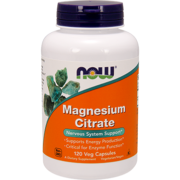 NOW Magnesium Citrate 120 vcaps
