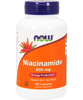 Now Niacinamide 500 Mg 100 Caps