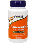 NOW Pancreatin 10X200 mg 100 caps