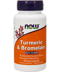 NOW Turmeric Bromelain 90 vcaps