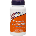 NOW Turmeric Bromelain 90 vcaps