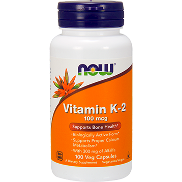 Now Vitamin K2 100 Mcg 100 Vcaps