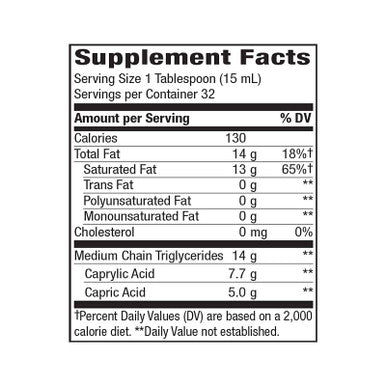 Natures Way 100 MCT Oil 16 oz