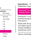 Natvia 100 % Natural Sweetener Canister 200g