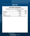 Applied Nutrition ZMA Pro Zinc Magnesium Vitamin B6 Contributes to Normal Testosterone Levels Supports Functioning of Nervous System and Muscle Reduces Fatigue - 60 Capsules 50g - 30 Servings